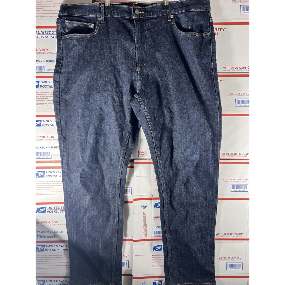 Michael Kors Men's Tailored Fit Blue Jean Pants 38X30 Straight Leg